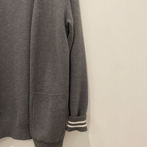 Gray Vans Cardigan Mens Size Large - Picture 2 of 3